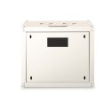 Digitus | Wall Mounting Cabinet | DN-19 09-U | Grey | IP protection class: IP20; Front door: Glass door, single opening; Cabinet