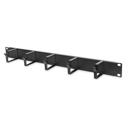 Digitus | Cable Management Panel | DN-97602 | Black | 5x cable management ring (HxD: 40x60 mm). The Cable Management Panel is ge