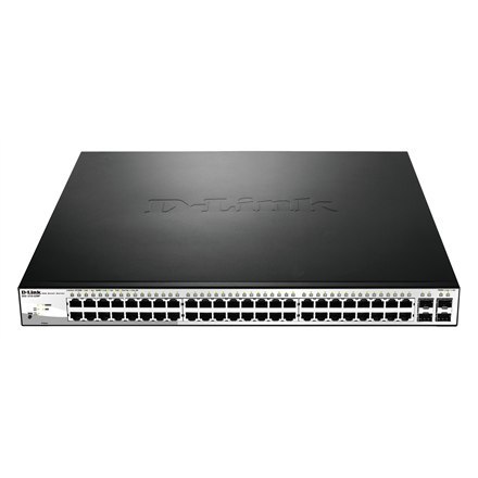 D-Link | Switch | DGS-1210-52MP | Web Management | Rack mountable | 1 Gbps (RJ-45) ports quantity 48 | SFP ports quantity 4 | Po