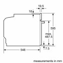 Bosch | Piekarnik | HBG7721B1 | 71 L | Elektryczny | Pyroliza | Dotykowy | Wysokość 59,5 cm | Szerokość 59,4 cm | Czarny