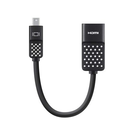 Adapter wideo Belkin | 19-pinowe HDMI typu A | żeńskie | Mini DisplayPort | męskie | 0,127 m