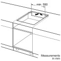 Bosch | Płyta | PUE612BB1J | Indukcja | Liczba palników/stref gotowania 4 | Dotykowa | Timer | Biały