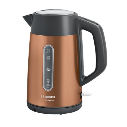 Bosch | Kettle | TWK4P439 | Electric | 2400 W | 1.7 L | Stainless steel | 360° rotational base | Copper