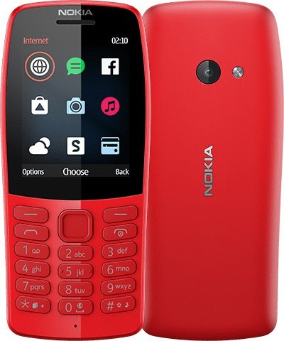 Nokia | 210 | Red | 2.4 " | TFT | 240 x 320 pixels | 16 MB | N/A MB | Dual SIM | Bluetooth | 3.0 | USB version microUSB | Main c Nokia | 210 | Red | 2.4 " | TFT | 240 x 320 pixels | 16 MB | N/A MB | Dual SIM | Bluetooth | 3.0 | USB version microUSB | Main c