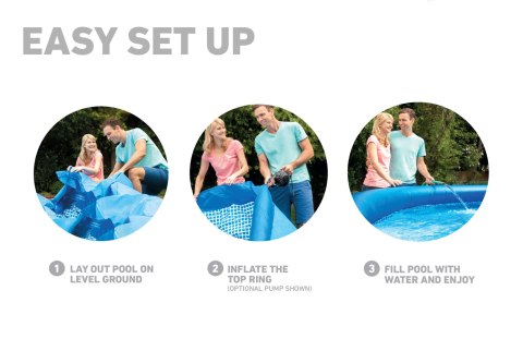 Intex Easy Set Pool Blue Intex Easy Set Pool Blue