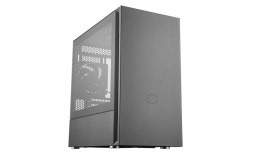 Cooler Master Silencio S400 with Steel side panel Black Mini ITX, Micro ATX Power supply included No