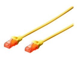 Digitus Patch cord | CAT 6 U-UTP | AWG 26/7 | Cable length: 2 m | Yellow