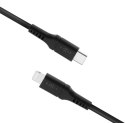 Fixed | Liquid Silicone Cable USB-C/Lightning, 1.2m | FIXDLS-CL12-BK Fixed | Liquid Silicone Cable USB-C/Lightning, 1.2m | FIXDLS-CL12-BK