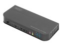 Digitus KVM Switch, 2-Port, 4K60Hz, 2 x DP in, 1 x DP/HDMI out | DS-12850