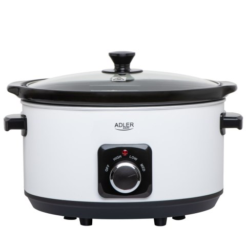 Adler AD 6413r Slow cooker, 5.8L, White Adler Adler AD 6413r Slow cooker, 5.8L, White Adler