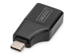 Męski przewód USB-C na żeńskie HDMI, 24-pinowy czarny Digitus, typ A.