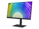 Monitor Samsung LS24A600UCUXEN | 24 cala | IPS | 2560 x 1440 pikseli | 16:9 | Czas reakcji 5 ms | Jasność 300 cd/m² | Kolor czar