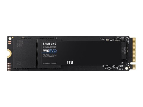 Samsung | SSD 990 EVO | 1000 GB | M.2 2280 PCIe NVMe Gen 4.0 x 4 | Prędkość odczytu 5000 MB/s | Prędkość zapisu 4200 MB/s