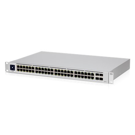 Ubiquiti | UniFi Switch | USW-48-POE | Managed L2 | Rackmountable | Mbit/s | 1 Gbps (RJ-45) ports quantity 48 | MU-MiMO | SFP po