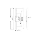 Vogels PFS3208 interface display strip 160 kg Vogels Vogels PFS3208 interface display strip 160 kg Vogels
