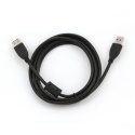 Cablexpert | CCF-USB2-AMAF-6 | Przedłużacz USB | Męski | 4-pinowy USB Typ A | Żeński | 4-pinowy USB Typ A | Czarny | 1,8 m