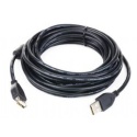 Cablexpert | CCF-USB2-AMAF-6 | Przedłużacz USB | Męski | 4-pinowy USB Typ A | Żeński | 4-pinowy USB Typ A | Czarny | 1,8 m