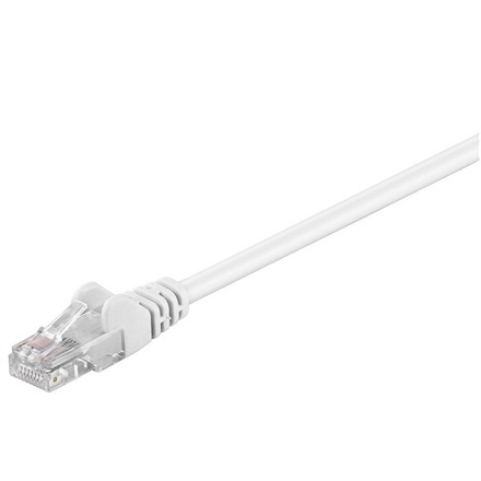 Goobay | CAT 5e | Kabel sieciowy | Skrętka nieekranowana (UTP) | Męski | RJ-45 | Męski | RJ-45 | Biały | 15 m