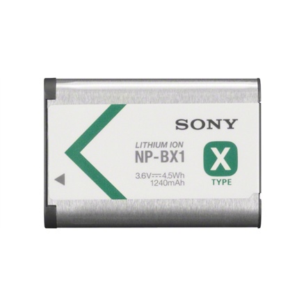Sony | BX1 | Bateria litowo-jonowa - 1240 mAh - smukła, duża pojemność | Przeznaczona do Sony ZV-1, ZV-1F; Action Cam-FDR-X1000, Sony | BX1 | Bateria litowo-jonowa - 1240 mAh - smukła, duża pojemność | Przeznaczona do Sony ZV-1, ZV-1F; Action Cam-FDR-X1000,