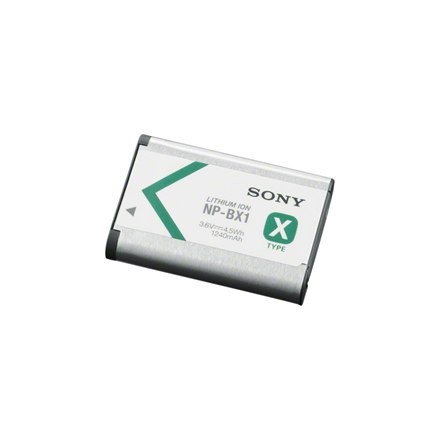 Sony | BX1 | Bateria litowo-jonowa - 1240 mAh - smukła, duża pojemność | Przeznaczona do Sony ZV-1, ZV-1F; Action Cam-FDR-X1000, Sony | BX1 | Bateria litowo-jonowa - 1240 mAh - smukła, duża pojemność | Przeznaczona do Sony ZV-1, ZV-1F; Action Cam-FDR-X1000,