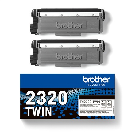 Brother | 2320 TWIN | Czarny | Kaseta z tonerem | 2600 stron Brother | 2320 TWIN | Czarny | Kaseta z tonerem | 2600 stron