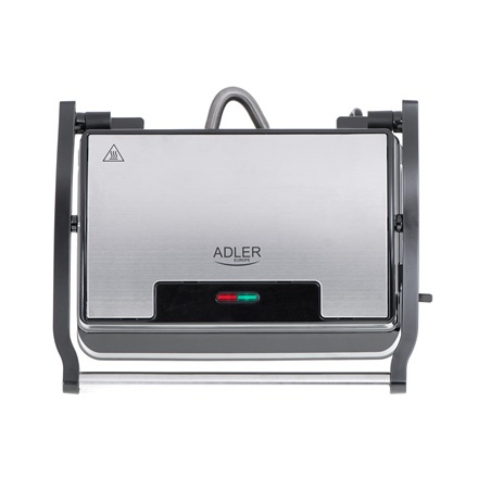 Adler | Grill elektryczny | AD 3052 | Stołowy | 1200 W | Stal nierdzewna Adler | Grill elektryczny | AD 3052 | Stołowy | 1200 W | Stal nierdzewna