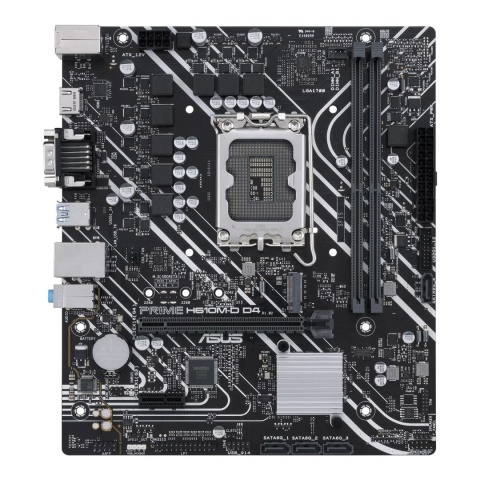Asus | PRIME H610M-D D4 | Gniazdo procesora LGA1700 | Typ chipsetu Intel H610 | Obsługiwana technologia pamięci RAM DDR4 SDRAM Asus | PRIME H610M-D D4 | Gniazdo procesora LGA1700 | Typ chipsetu Intel H610 | Obsługiwana technologia pamięci RAM DDR4 SDRAM