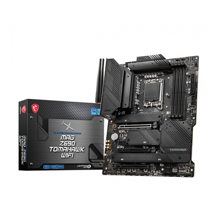 MSI | MAG Z690 TOMAHAWK WIFI | Gniazdo procesora LGA1700 | Typ chipsetu Intel Z690 | Obsługiwana technologia pamięci RAM DDR5 SD MSI | MAG Z690 TOMAHAWK WIFI | Gniazdo procesora LGA1700 | Typ chipsetu Intel Z690 | Obsługiwana technologia pamięci RAM DDR5 SD