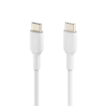 Belkin | Kabel USB-C | Męski | 24-pinowy USB-C | Męski | Biały | 24-pinowy USB-C | 2 m Belkin | Kabel USB-C | Męski | 24-pinowy USB-C | Męski | Biały | 24-pinowy USB-C | 2 m