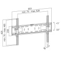 Uchwyt ścienny TV Logilink BP0018, 37"-70", pochylenie +5°-10°, 56 mm | Logilink