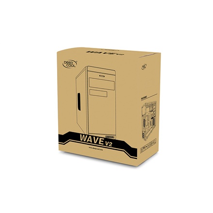 Deepcool | Wave V2 | Czarny | Micro ATX | Zasilacz w zestawie Nie Deepcool | Wave V2 | Czarny | Micro ATX | Zasilacz w zestawie Nie