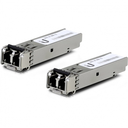 Ubiquiti | Moduł nadawczo-odbiorczy SFP (mini-GBIC) - LC multi-mode | UACC-OM-MM-1G-D | 1 Gbps | Maksymalna odległość transferu Ubiquiti | Moduł nadawczo-odbiorczy SFP (mini-GBIC) - LC multi-mode | UACC-OM-MM-1G-D | 1 Gbps | Maksymalna odległość transferu
