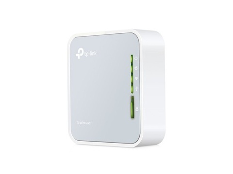 TP-LINK | Router | TL-WR902AC | 802.11ac | 300+433 Mbit/s | 10/100 Mbit/s | Porty Ethernet LAN (RJ-45) 1 | Obsługa sieci mesh Ni TP-LINK | Router | TL-WR902AC | 802.11ac | 300+433 Mbit/s | 10/100 Mbit/s | Porty Ethernet LAN (RJ-45) 1 | Obsługa sieci mesh Ni