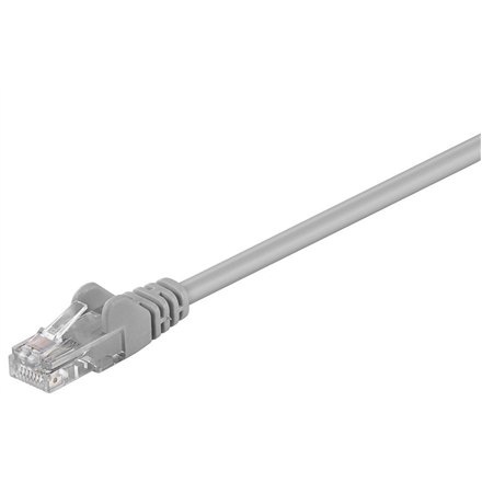 Goobay | CAT 5e | Kabel sieciowy | Skrętka nieekranowana (UTP) | Męski | RJ-45 | Męski | RJ-45 | Szary | 0,5 m Goobay | CAT 5e | Kabel sieciowy | Skrętka nieekranowana (UTP) | Męski | RJ-45 | Męski | RJ-45 | Szary | 0,5 m
