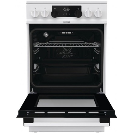Gorenje | Kuchenka | GECS5C70WA | Typ płyty Vitroceramic | Typ piekarnika Electric | Biały | Szerokość 50 cm | Grillowanie | LED Gorenje | Kuchenka | GECS5C70WA | Typ płyty Vitroceramic | Typ piekarnika Electric | Biały | Szerokość 50 cm | Grillowanie | LED