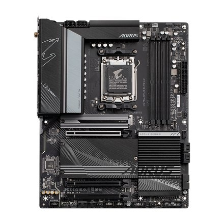Gigabyte | X670 AORUS ELITE AX 1.0A M/B | Rodzina procesorów AMD | Gniazdo procesora AM5 | DDR5 DIMM | Gniazda pamięci 4 | Obsłu Gigabyte | X670 AORUS ELITE AX 1.0A M/B | Rodzina procesorów AMD | Gniazdo procesora AM5 | DDR5 DIMM | Gniazda pamięci 4 | Obsłu