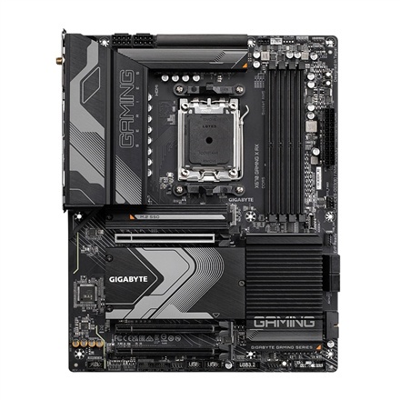 Gigabyte | X670 GAMING X AX 1.0 M/B | Processor family AMD | Processor socket AM5 | DDR5 DIMM | Memory slots 4 | Supported hard Gigabyte | X670 GAMING X AX 1.0 M/B | Processor family AMD | Processor socket AM5 | DDR5 DIMM | Memory slots 4 | Supported hard