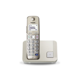 Panasonic Cordless KX-TGE210FXN Conference call, Built-in display, Champagne, Caller ID, Phonebook capacity 150 entries, Speaker