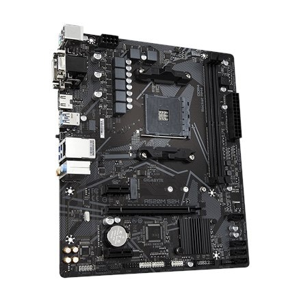 Gigabyte | A520M S2H 1.0 | Rodzina procesorów AMD | Gniazdo procesora AM4 | DDR4 DIMM | Gniazda pamięci 2 | Chipset AMD A | Micr Gigabyte | A520M S2H 1.0 | Rodzina procesorów AMD | Gniazdo procesora AM4 | DDR4 DIMM | Gniazda pamięci 2 | Chipset AMD A | Micr