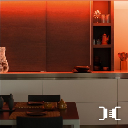 Philips Hue|Lightstrip Plus V4|Hue|11,5 W|Biała i kolorowa atmosfera Philips Hue|Lightstrip Plus V4|Hue|11,5 W|Biała i kolorowa atmosfera