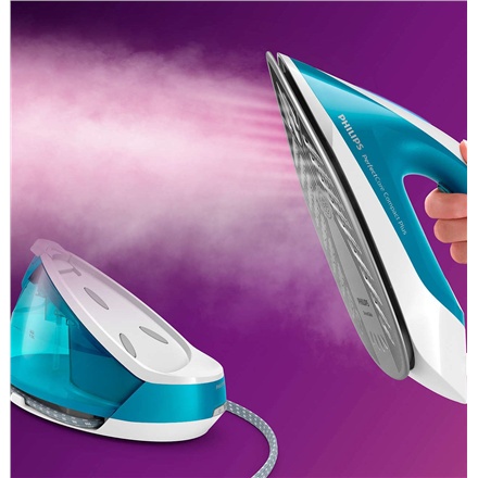 Philips PerfectCare Compact Plus | Żelazko z generatorem pary | GC7920 | 2400 W | 6,5 bar | Automatyczne wyłączanie | Tak | Nieb Philips PerfectCare Compact Plus | Żelazko z generatorem pary | GC7920 | 2400 W | 6,5 bar | Automatyczne wyłączanie | Tak | Nieb