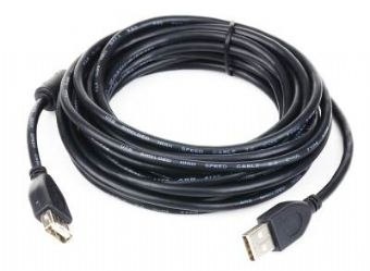 Gembird | CCF-USB2-AMAF-15 | Przedłużacz USB | Męski | 4-pinowy USB Typ A | Żeński | 4-pinowy USB Typ A | Czarny | 4,5 m Gembird | CCF-USB2-AMAF-15 | Przedłużacz USB | Męski | 4-pinowy USB Typ A | Żeński | 4-pinowy USB Typ A | Czarny | 4,5 m