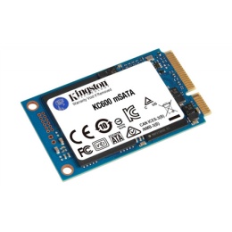 Kingston | KC600 | 512 GB | Format SSD | Interfejs SSD mSATA | Prędkość odczytu 550 MB/s | Prędkość zapisu 520 MB/s