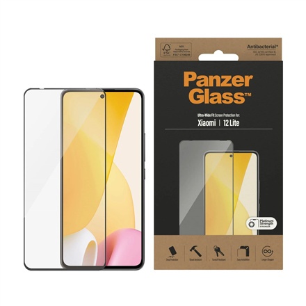 PanzerGlass | Ochraniacz ekranu - szkło | Xiaomi 12 Lite | Szkło | Czarny | Przezroczysty PanzerGlass | Ochraniacz ekranu - szkło | Xiaomi 12 Lite | Szkło | Czarny | Przezroczysty