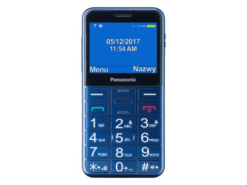 Panasonic | KX-TU155EXBN | Niebieski | 2,4 " | TFT-LCD | microSD/microSDHC MB | Bluetooth | USB w wersji micro USB | Wbudowana k Panasonic | KX-TU155EXBN | Niebieski | 2,4 " | TFT-LCD | microSD/microSDHC MB | Bluetooth | USB w wersji micro USB | Wbudowana k