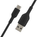 Belkin | Kabel USB-C | Męski | 4-pinowy USB typu A | Męski | 24-pinowy USB-C | Czarny | 15 cm