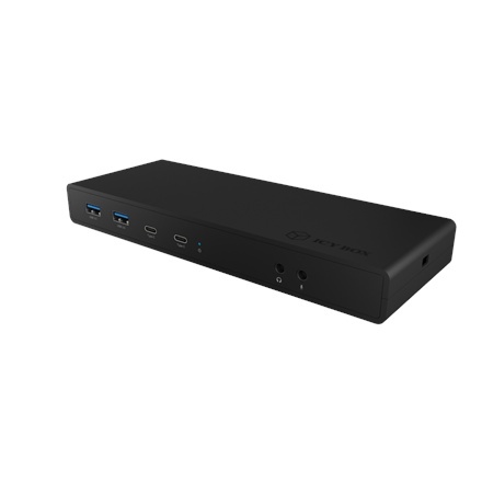 Raidsonic | ICY BOX 13-w-1 USB 3.0 Type-A + Type-C Dock | IB-DK2245AC | Stacja dokująca | Porty Ethernet LAN (RJ-45) | Porty USB Raidsonic | ICY BOX 13-w-1 USB 3.0 Type-A + Type-C Dock | IB-DK2245AC | Stacja dokująca | Porty Ethernet LAN (RJ-45) | Porty USB