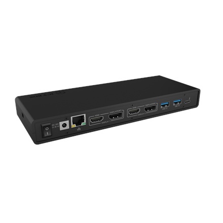 Raidsonic | ICY BOX 13-w-1 USB 3.0 Type-A + Type-C Dock | IB-DK2245AC | Stacja dokująca | Porty Ethernet LAN (RJ-45) | Porty USB Raidsonic | ICY BOX 13-w-1 USB 3.0 Type-A + Type-C Dock | IB-DK2245AC | Stacja dokująca | Porty Ethernet LAN (RJ-45) | Porty USB