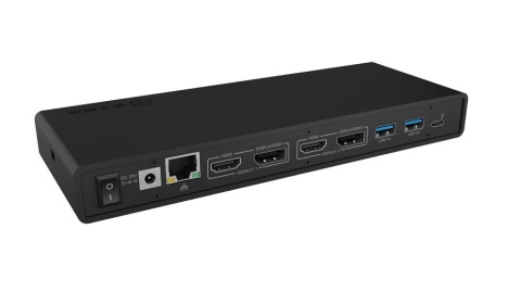Raidsonic | ICY BOX 13-w-1 USB 3.0 Type-A + Type-C Dock | IB-DK2245AC | Stacja dokująca | Porty Ethernet LAN (RJ-45) | Porty USB Raidsonic | ICY BOX 13-w-1 USB 3.0 Type-A + Type-C Dock | IB-DK2245AC | Stacja dokująca | Porty Ethernet LAN (RJ-45) | Porty USB