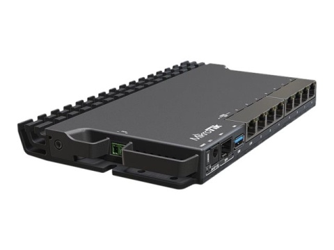 MikroTik Wired Ethernet Router RB5009UG+S+IN, Quad core 1.4 GHz CPU, 1xSFP+, 7xGigabit LAN, 1x2.5G LAN, 1xUSB, Can be powered in MikroTik Wired Ethernet Router RB5009UG+S+IN, Quad core 1.4 GHz CPU, 1xSFP+, 7xGigabit LAN, 1x2.5G LAN, 1xUSB, Can be powered in